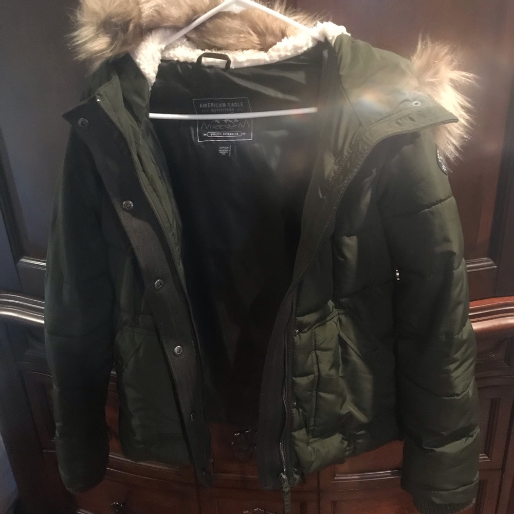 American Eagle bomber winter jacket